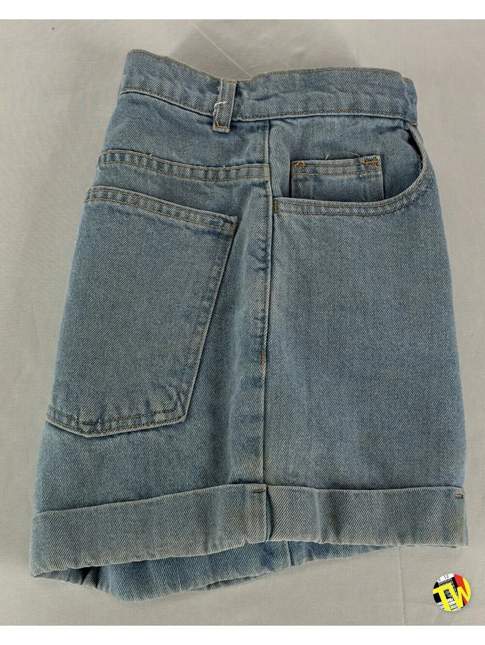 Vintage 2010s American Apparel Denim Shorts Hand Painted